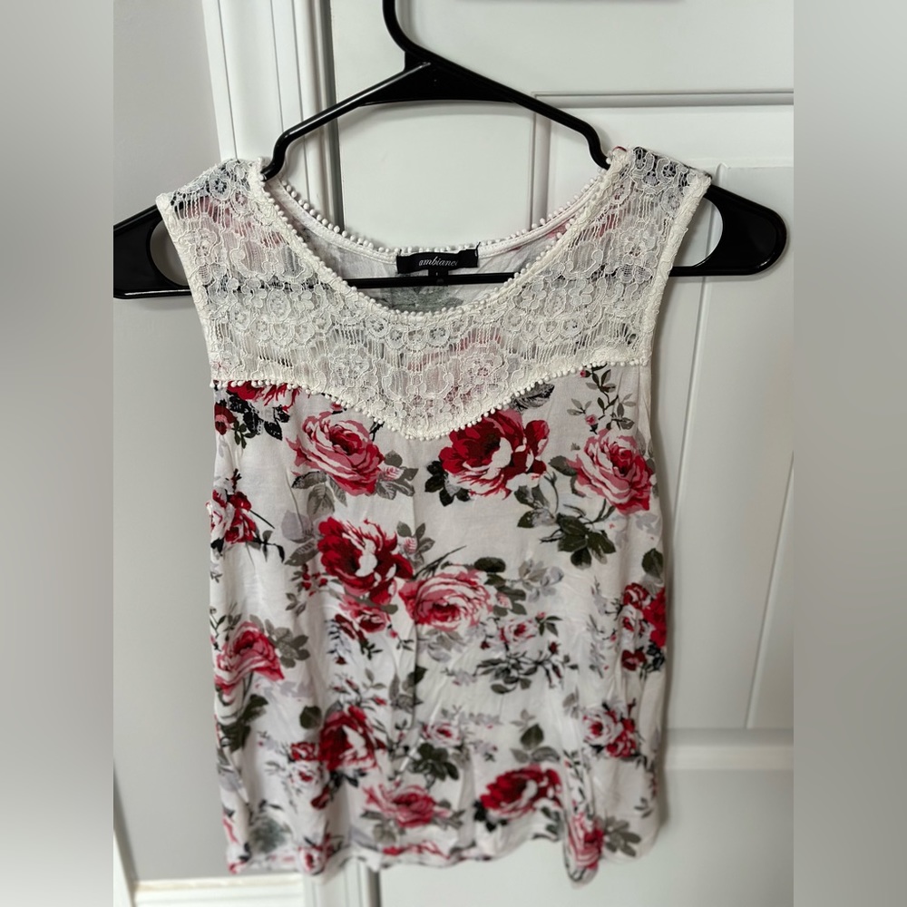Floral tank top